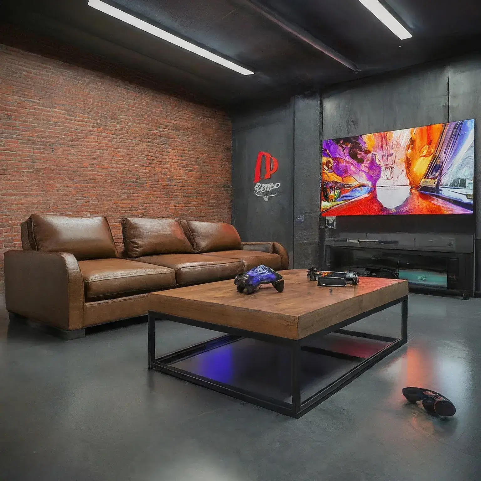 PlayStation video game hall decor 2
